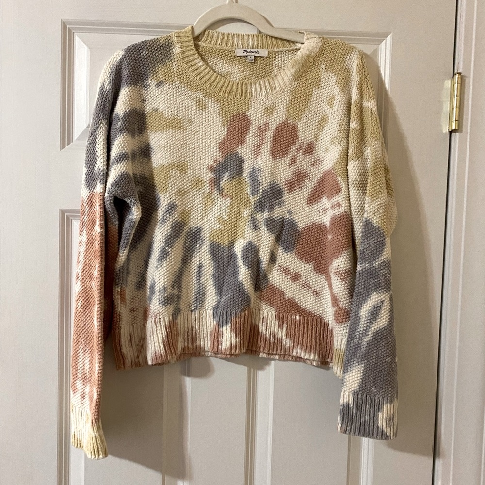Madewell tie dye sweater. Size S. Good condition. So cute and unique!